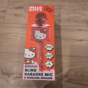 🎤 NEW Hello Kitty Bling Bluetooth Karaoke Microphone & Speaker 🎀